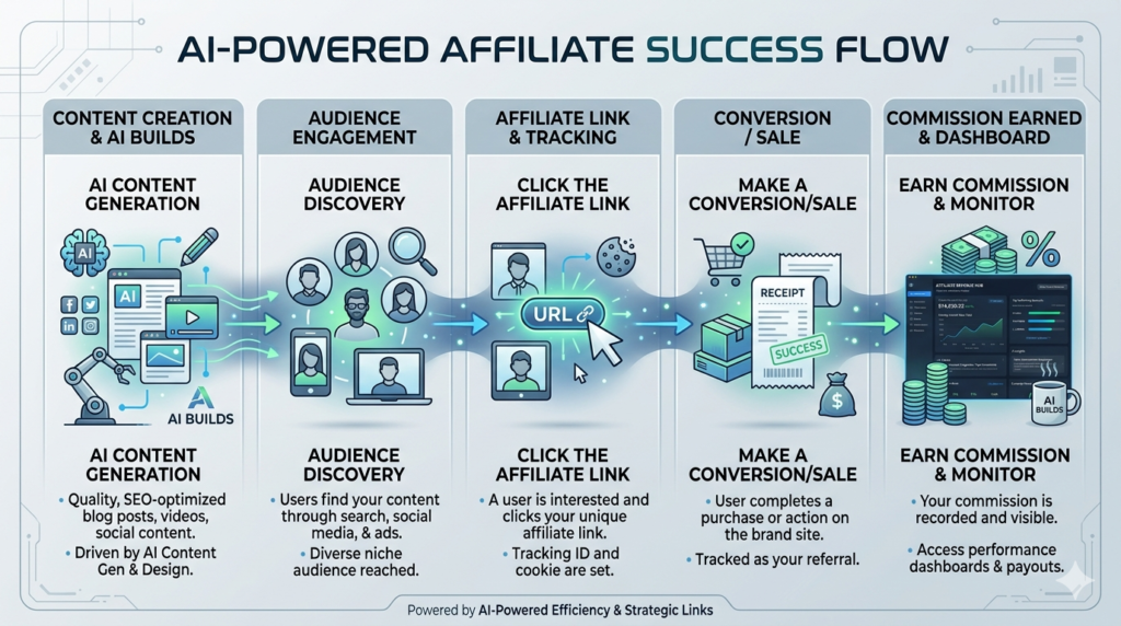 AI affiliate marketing workflow explained