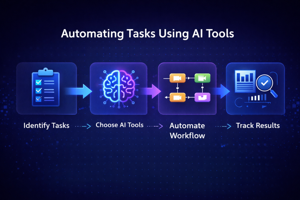 AI automation tools step by step process