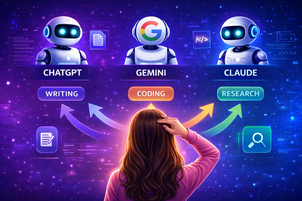 AI performance comparison charts for chatbot tools Which AI Is Best in 2026