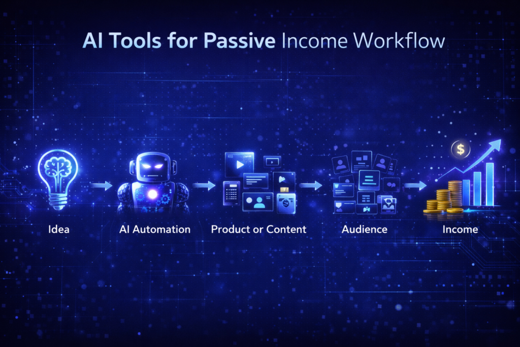 AI tools for passive income workflow explained