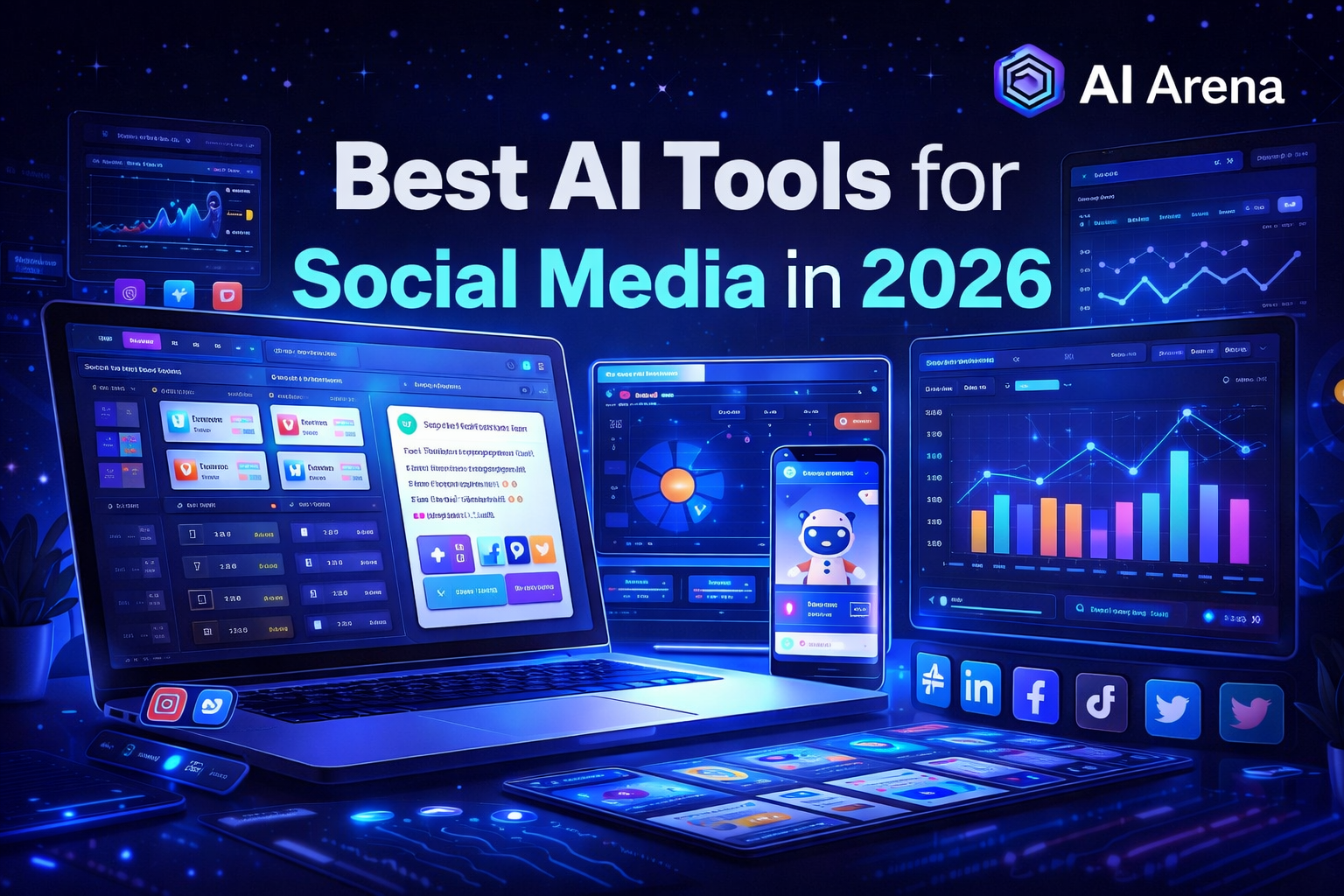 10 Best AI Tools for Social Media in 2026 (Grow Faster)