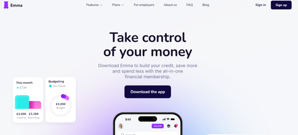 Emma — Best Free AI Tools for Budgeting