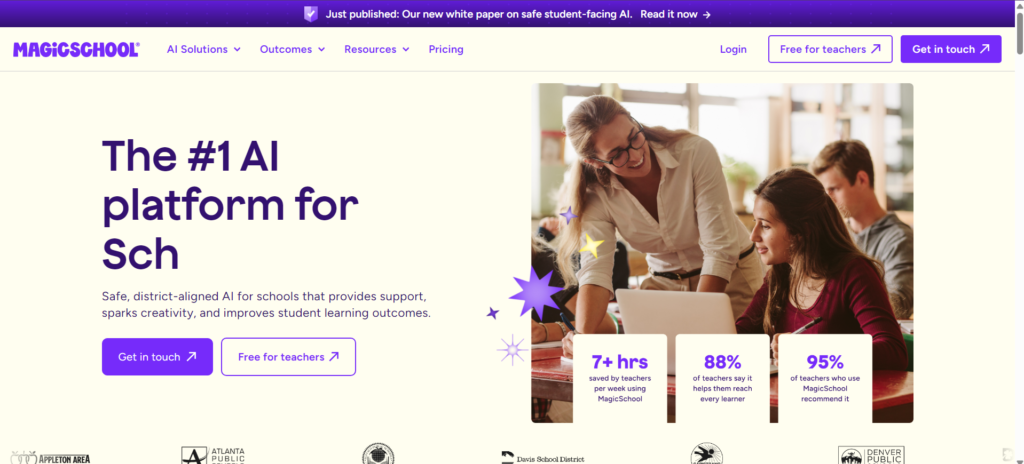 MagicSchool AI — Best Dedicated AI Platform for Educators