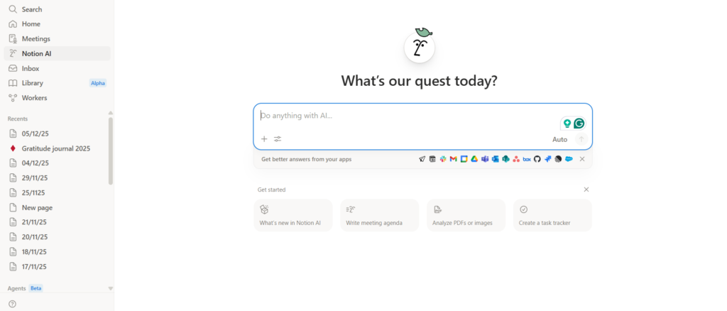 Notion AI — Best Free AI Tool for Organisation