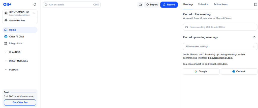 Otter.ai — Best for Meeting Transcription and Administrative Records