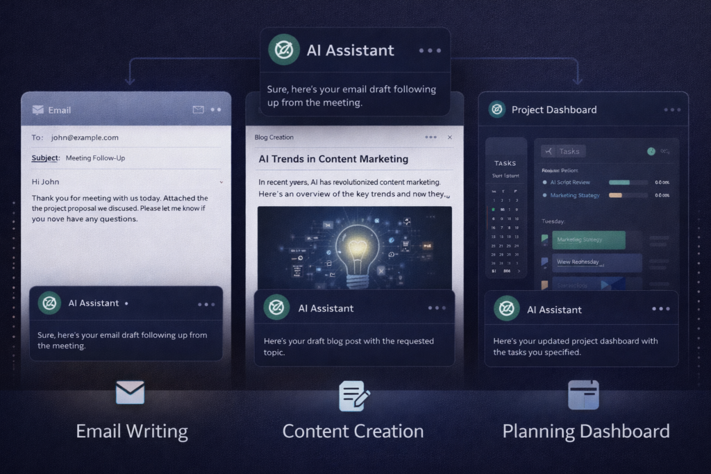 real use cases of a personal AI assistant in business and productivity