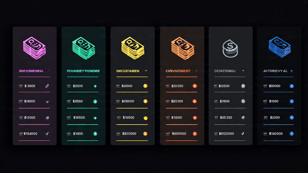 AI passive income tools comparison chart