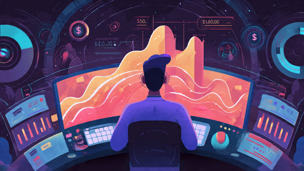 AI tools for freelancers income growth visualization