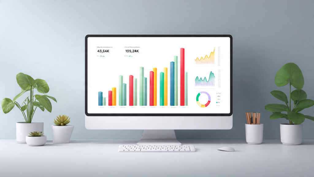 one person AI business income growth chart