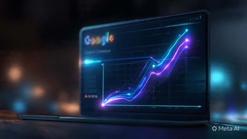 30,000 Google impressions growth from AI blogging