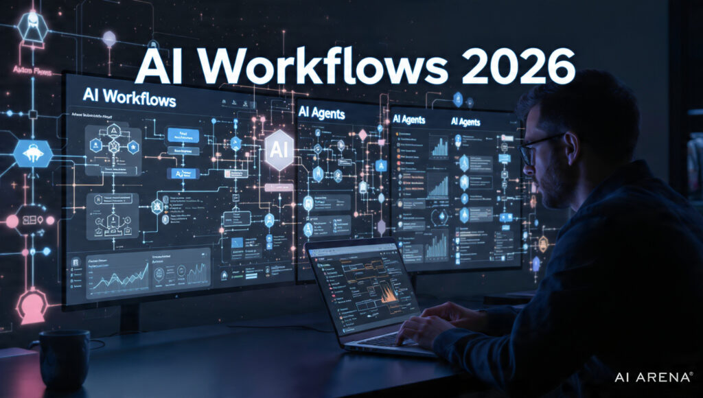 AI workflows 2026 vs AI agents  automation systems and productivity tools