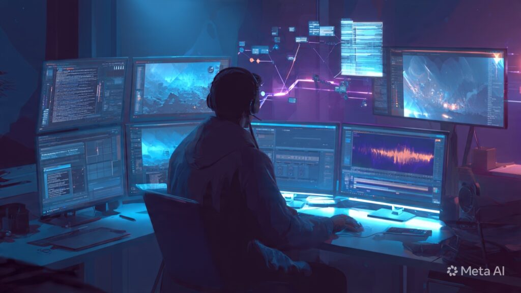 Faceless AI YouTube channel setup process using AI tools
