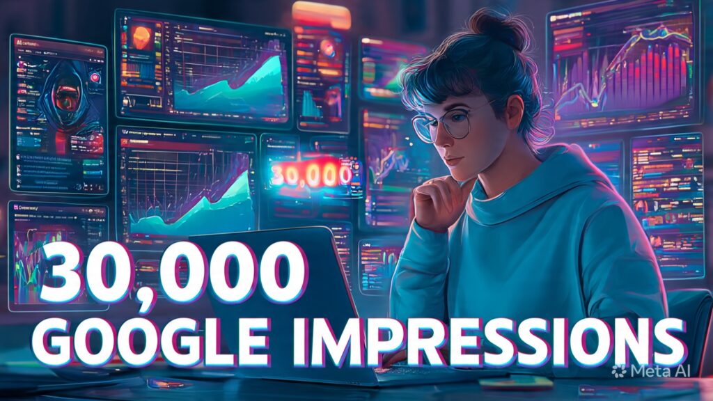 How to get google impressions blogging with AI SEO strategies