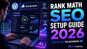 Rank Math SEO setup guide 2026 for WordPress beginners dashboard optimization
