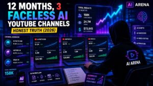 faceless ai youtube channel 2026 case study results after 12 months
