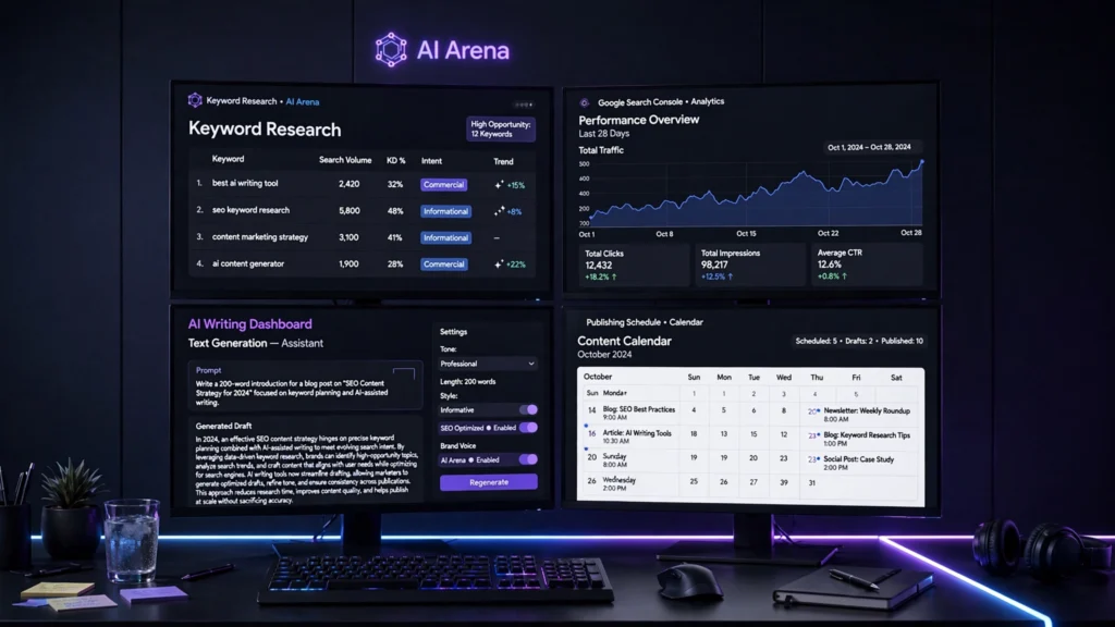 AI blog growth strategy and SEO workflow in 2026