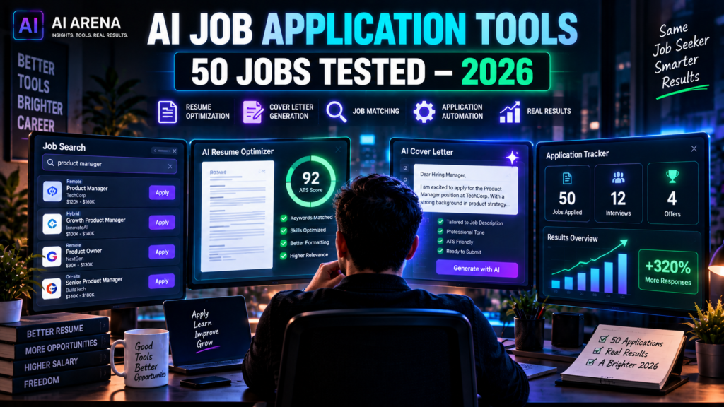AI job application tools tested on 50 jobs in 2026