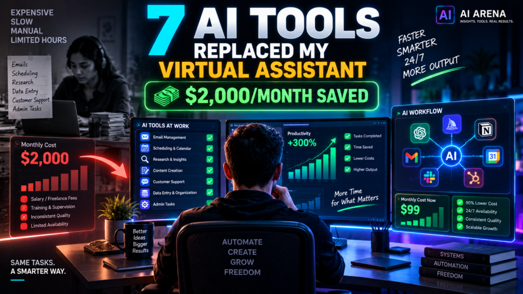 ai tools that replaced virtual assistant tasks and saved $2,000 per month